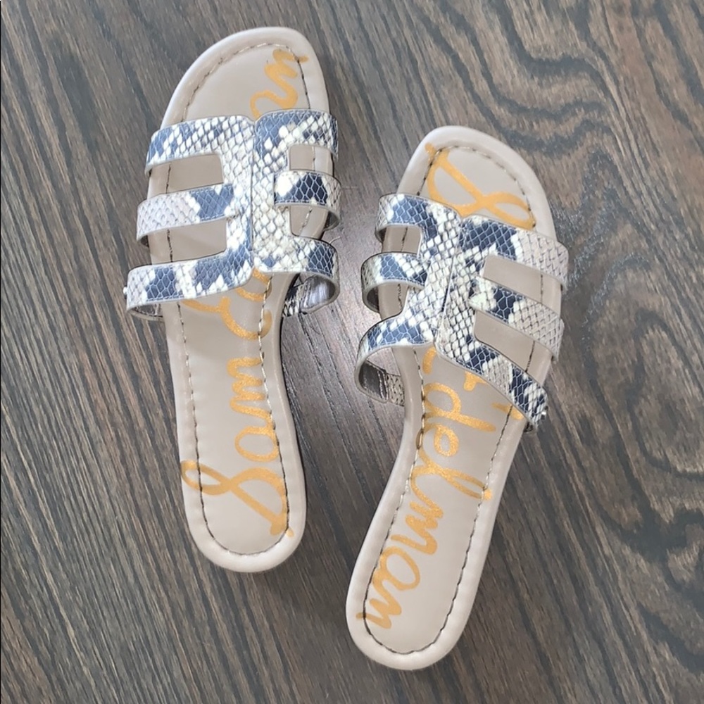 Sam Edelman Snake Print Sandals